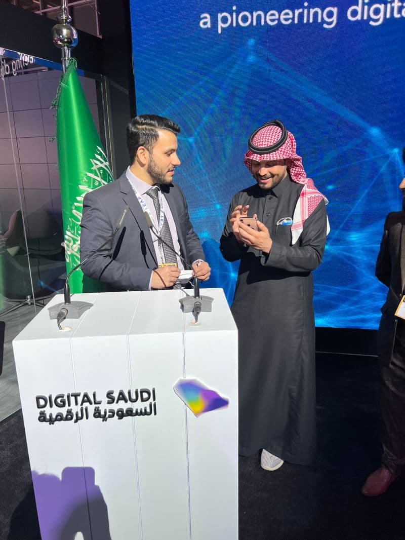 Asfand representing at the Digital Saudi conference
