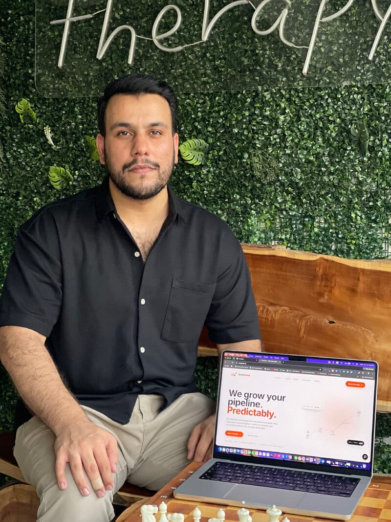 Asfand, founder of WeeGrow and former Head of Corporate Sales at InvoZone